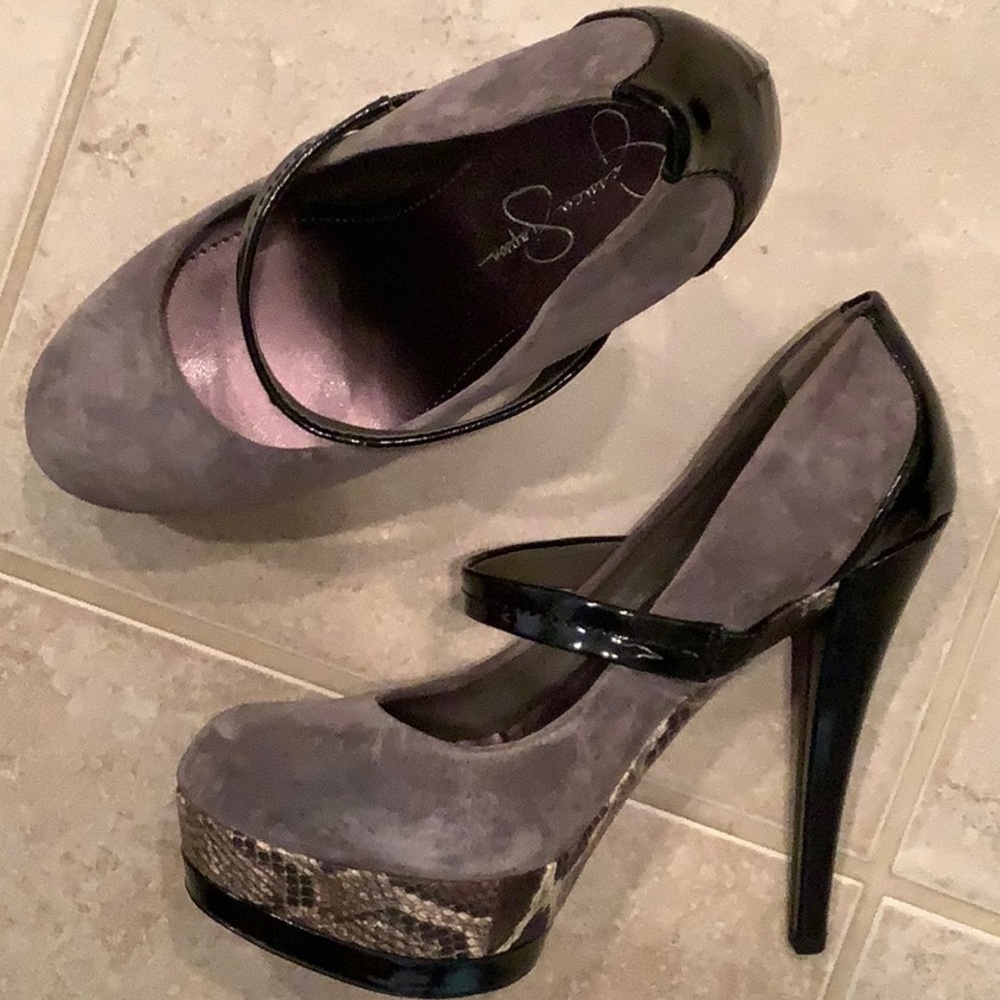 Jessica Simpson - Size 7 - Cloud Grey/Maya Nubuck